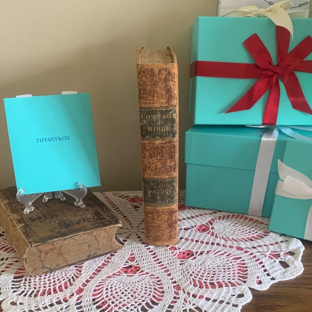Tiffany & co super rare cottage Bible antique 1841 528